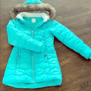 Teal Cat & Jack Girls Jacket